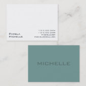 白iii 名刺 (正面/裏面)