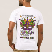 白MGティー、Blkロゴフォント/フルカラーバック Tシャツ (裏面)