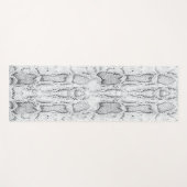 白Pythonスネークスキンプリントヨガマット ヨガマット (正面(横))