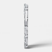 白Pythonスネークスキンプリント Case-Mate iPhoneケース (裏面 / 左)