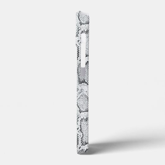 白Pythonスネークスキンプリント Case-Mate iPhoneケース (裏面 / 左)