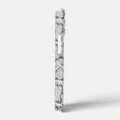 白Pythonスネークスキンプリント Case-Mate iPhoneケース (裏面 / 右)