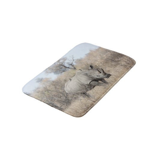 白Rhino バスマット (アングル)