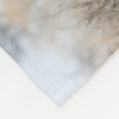 白Rhino フリースブランケット (角)