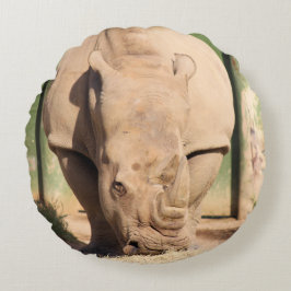 白Rhino ラウンドクッション