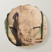 白Rhino ラウンドクッション (裏面)