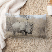 白Rhino ランバークッション (ブランケット)