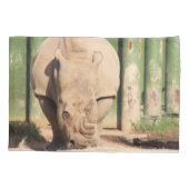 白Rhino 枕カバー (裏面)