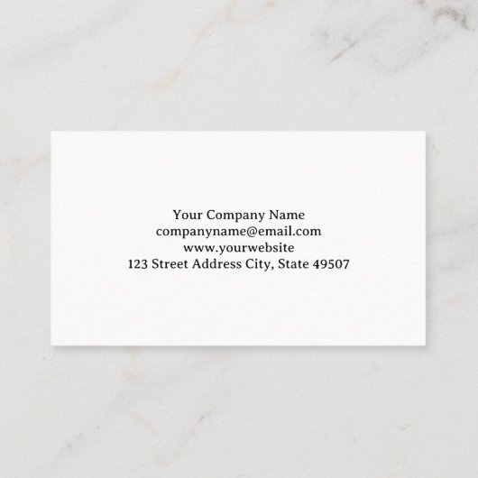 白SUV | レンチ 名刺 (裏面)