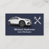 白SUV | レンチ 名刺 (正面)