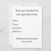 白throatedすずめ-ジョンAudubon 招待状 (裏面)