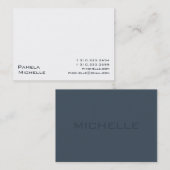 白VIII 名刺 (正面/裏面)