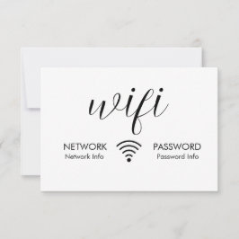 白Wifiパスワード署名ブラックWifiネットワーク情報