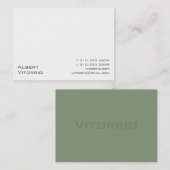 白XI 名刺 (正面/裏面)