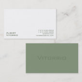 白XX 名刺 (正面/裏面)