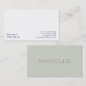 白xxi 名刺 (正面/裏面)