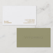 白XXV 名刺 (正面/裏面)