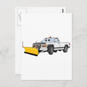 白Yピックアップ雪の迷路の漫画 ポストカード (正面/裏面)