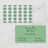 百のドル札の名刺 名刺 (正面/裏面)