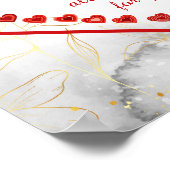 百のハート ポスター (角)