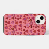 百のハート iPhoneケース (裏面横)