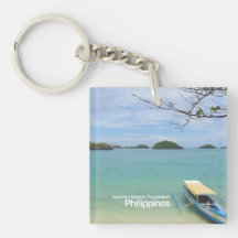百の島、PangasinanフィリピンKeychain