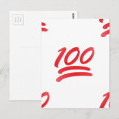 百の絵文字 ポストカード (正面/裏面)