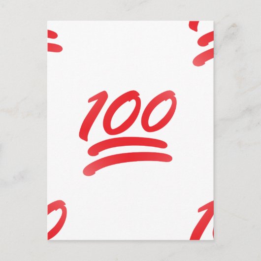 百の絵文字 ポストカード (正面)