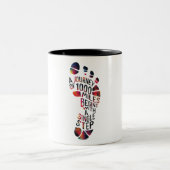 百マイルの旅 ツートーンマグカップ (中央)