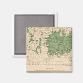 百七十四りんご、梨、主要地域 マグネット (正面/裏面)