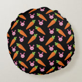 百万うさぎ ラウンドクッション (裏面)