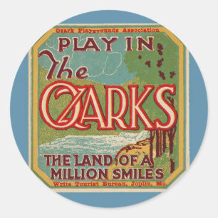 百万のスマイルのOZARKSの土地で遊んで下さい ラウンドシール