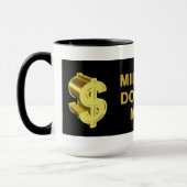 百万のドルのマグ マグカップ (左)