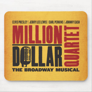 百万のドルの四つ組のロゴ マウスパッド