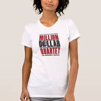 百万のドルの四つ組のロゴ Tシャツ