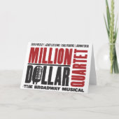 百万のドルの四つ組の写真 カード (裏面)