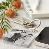 百万のドルの四つ組の写真 キーホルダー (正面右)