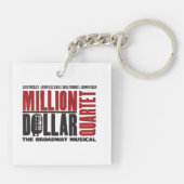 百万のドルの四つ組の写真 キーホルダー (裏面)
