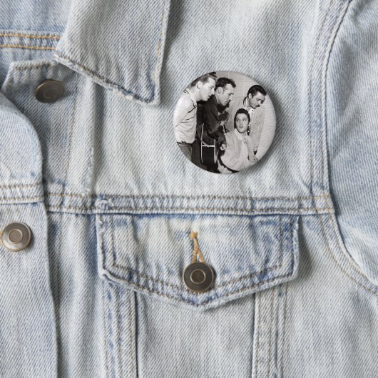 百万のドルの四つ組の写真 缶バッジ (インサイチュ)