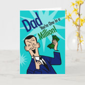 百万のパパ者 カード (黄色い花)