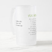 百万の抱擁は単数を作詩します フロストグラスビールジョッキ (正面左)