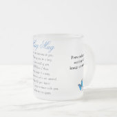 百万の抱擁は複数を作詩します フロストグラスマグカップ (正面右)