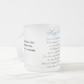 百万の抱擁は複数を作詩します フロストグラスマグカップ (正面左)