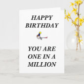 百万の1つ カード (黄色い花)