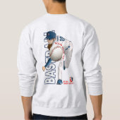 百万ドルの腕を持つ野球ヒーロー |メンズ スウェットシャツ (裏面)