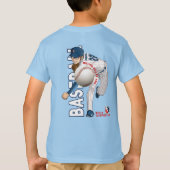 百万ドルの腕を持つ野球ヒーロー | Kid's Tシャツ (裏面)