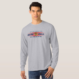 百万ドルの腕を持つ野球ヒーロー | Long Sleeps Tシャツ