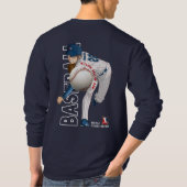 百万ドルの腕を持つ野球ヒーロー | Long Sleeps Tシャツ (裏面)