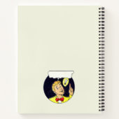 百万ドルアイディアあなたのテキストレトロ漫画パネル ノートブック (裏面)