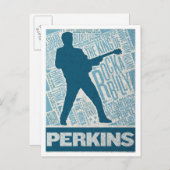 百万ドル四重奏パーキンス型 ポストカード (正面/裏面)